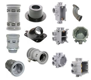 Tuyau <span class=keywords><strong>flexible</strong></span> ORL 1 pouce Conduit électrique en <span class=keywords><strong>PVC</strong></span> non métallique Gris - Product Image 2