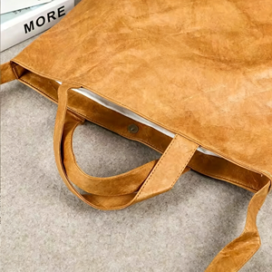 Bolsa de Compras de Papel Tyvek Impermeable, Ecológica y Lavable, con Logotipo Personalizado, al por Mayor, para Mujer - Product Image 3