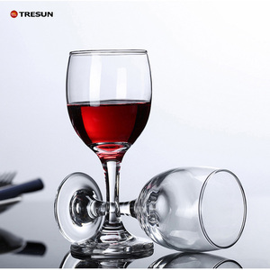 <span class=keywords><strong>Verre</strong></span> à vin rouge à long pied en cristal transparent brillant de qualité supérieure, avec logo personnalisé, certifié qualité alimentaire, capacité 210 ml, cadeau d'affaires - Product Image 3