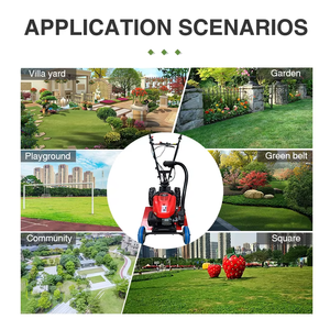 Mini motoculteur de puissance Machine de scarification, désherbage et laboureuse à <span class=keywords><strong>essence</strong></span>, désherbeur à sillons Micro - Product Image 6