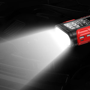 Cargador de refuerzo de batería de arranque de coche portátil 100A y banco de energía para la mayoría de los teléfonos para motocicletas con corriente máxima de 1000A - Product Image 4
