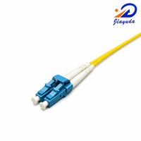 Cordon de brassage optique Elite LC Duplex monomode SM G.652D G.657A1 G.657A2 9/125um avec gaine jaune pour FTTH et télécommunications