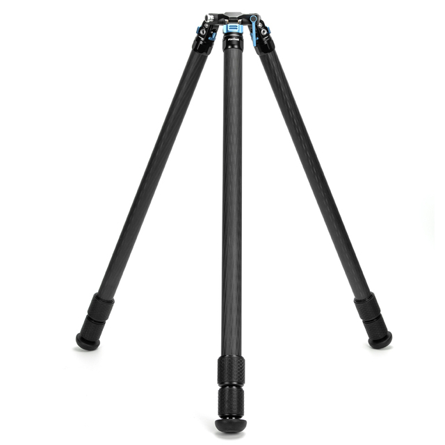 Manizek TP488 Professional Heavy Duty Video Tripod Kit Carbon Fiber Counterbalance Dynamic Fluid Head 12KG Capacity Speed Lock