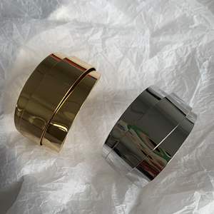 2023 nouveauté bijoux de mode luxe Double couche irrégulière ouvert manchette <span class=keywords><strong>Bracelet</strong></span> 18K plaqué or brillant femmes <span class=keywords><strong>Bracelet</strong></span> Bracelets - Product Image 3