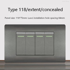 สวิตช์ไฟติดผนังแบบย้อนยุคสไตล์บราซิล ปลั๊กไฟขอบมน โคมไฟย้อนยุค ฝาครอบสวิตช์ไฟติดผนัง - Product Image 6