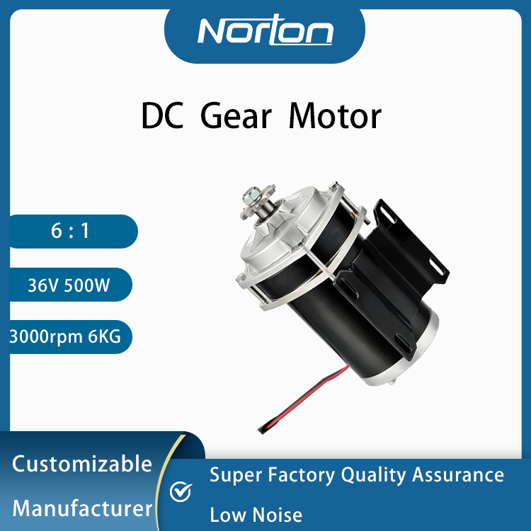 ZY1020ZX 500W Gear DC Motor - High Efficiency & Low Noise