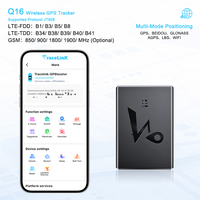 Traceur GPS portable sans fil 4G LTE mini Tracelink 10000mAh à longue autonomie, suivi en temps réel des actifs et des flottes de véhicules GSM/GPRS/LBS magnétique
