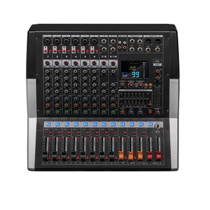 Mezclador amplificador de audio profesional GSP 10 de 10 canales y 500w con MP3 y Bluetooth para presentaciones en vivo y transmisiones en directo. - Product Image 1