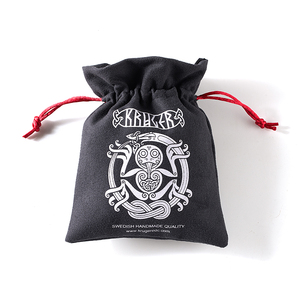 Tùy Chỉnh Chất Lượng Cao Da Lộn Đồ Trang Sức Pouch Màu Đen Nhỏ Nhung Dây Kéo Bao Bì Túi Vòng Đeo Tay Đồ Trang Sức Túi - Product Image 6