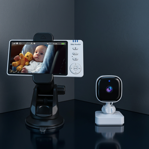 <span class=keywords><strong>Babyphone</strong></span> sans Wi-Fi avec écran 720P, vision nocturne, berceuses, détection de mouvement et lecteur de musique - Product Image 1