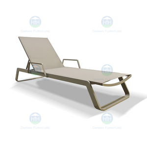 سرير شاطئ عالي الجودة بإطار ألومنيوم، تصميم عصري قابل للتكديس للاستخدام الخارجي، سرير شاطئ متين - Product Image 5