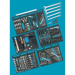 HAZET - 0-2500-163/214 Surtido de herramientas AUDI (214 piezas) -MANTENIMIENTO INDUSTRIAL EAN 4000896179510 - Product Image 1