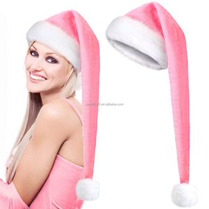 Chapeau de Noël épais en peluche pour adultes, accessoires de Noël et du Nouvel An - Product Image 3