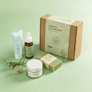 Boîte d'emballage personnalisée pour huile corporelle et soins de la peau, boîte pliable en carton ondulé E, emballage personnalisé pour e-commerce - Product Image 2