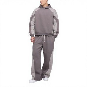 Conjuntos para hombre, diseño con cremallera, sudaderas con capucha, conjunto de dos piezas, conjunto de sudadera con capucha. - Product Image 1