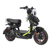 Vélo électrique pas cher avec batterie au plomb-acide 500W 60V 30A, vélo de ville électrique avec siège, vélo électrique