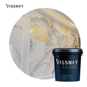 Vissney acabado de pared <span class=keywords><strong>estuco</strong></span> Yeso <span class=keywords><strong>veneciano</strong></span> mármol revestimiento de pintura texturizada - Product Image 2