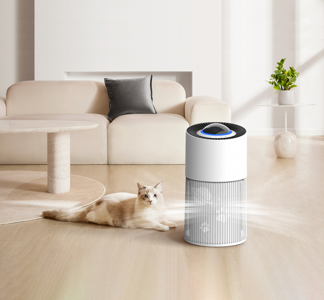 Indoor Air Purifier with Hepa Filter Smart Wifi APP Control Pet Air Purifier
