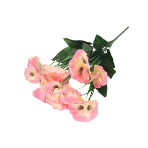 Fleurs artificielles Jessie Pansy 36cm en soie pour la décoration de la maison, du jardin et des mariages - Product Image 5