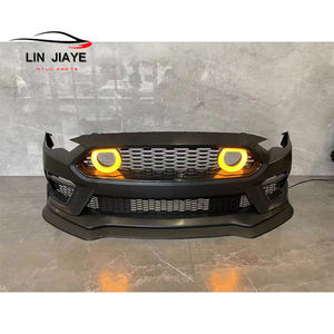 ชุดตัวถังรถดีไซน์ <span class=keywords><strong>Mach1</strong></span> 2015-2017แปลงกันชนหน้าพร้อมไฟตะแกรง LED สำหรับ <span class=keywords><strong>Ford</strong></span> <span class=keywords><strong>Mustang</strong></span> Bodykit - Product Image 1
