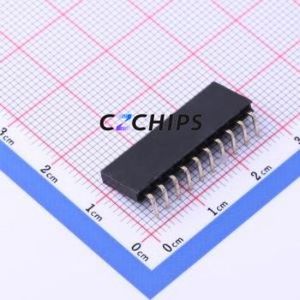 KH-2.54FH90-1X10P-H8.5 Pin Socket Bent Lead Through Hole,P=2.54mm Connector 1x10P 2.54mm Square Hole Right Angle Insert - Product Image 2