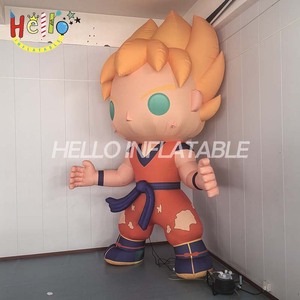 Modèle de personnage d'anime gonflable géant personnalisé, figurine de héros Super Saiyan pour exposition de bandes dessinées, publicité gonflable - Product Image 4