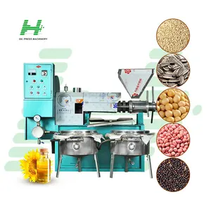 Sesame Peanut Almond Olive Oil Press Machine Manufacturer Cooking Edible Oil Press Machine With oil filter