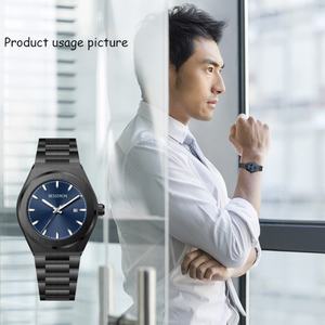 Custom Logo Luxury <b>Men's</b> Stainless Steel Wristwatch <b>Men's</b> Gold Quartz <b>Watch</b> with 42mm Dial Business for <b>Men</b> - Product Image 6