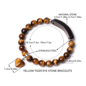 Thời Trang Thông Tư Vòng Tròn Vòng Tròn Thạch Anh Hồng 8Mm Đá Quý Trái Tim Vòng Đeo Tay Đàn Hồi Chữa Bệnh Pha Lê Tình Yêu Của Vòng Đeo Tay Phụ Nữ Kỳ Nghỉ Quà Tặng - Product Image 3