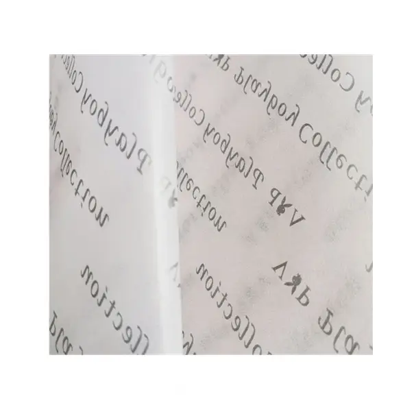 Factory price silk women bag wrapping logo tissue paper custom