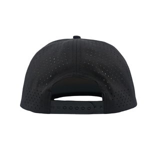 Tcap China Waterproof 3D Embroidery Snapback Caps Golf <b>Hats</b> with Laser Perforation Satin Fabric - Product Image 4