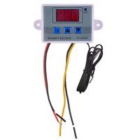 Controlador de Temperatura XH-W3002 AC110V-220V DC12V/24V, Termostato Digital LED, Interruptor Microcomputarizado, Sensor Termorregulador