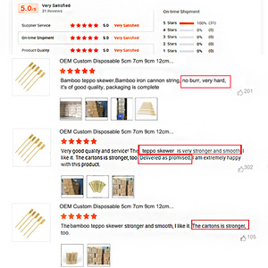 Xiên Nướng Teppo Dẹt Dùng Một Lần Xiên Thực Phẩm Que Tre Teppo Dụng Cụ BBQ Tre Ngoài Trời> 12 Cái Mỗi Bộ Túi Opp Không Tráng - Product Image 2