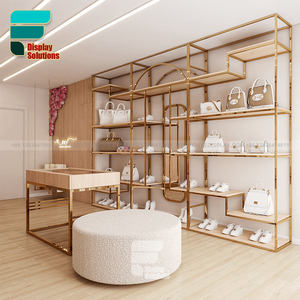 Estante de exhibición de ropa de diseño de tienda de ropa de diseño de alta calidad personalizado para tienda de ropa - Product Image 3