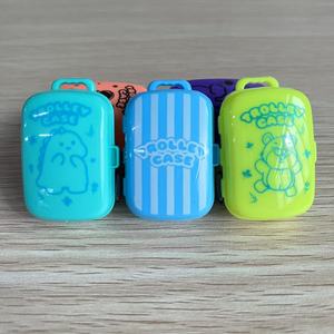 Cartoon <strong>Mini</strong> 4.5cm Plastic Pull Back Suitcase 50MM <strong>Capsule</strong> <strong>Toy</strong> for Kids Classic Fun Durable Simulation Stall Wholesale Gift