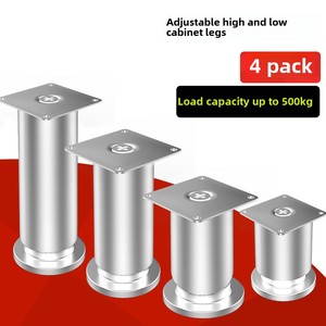 Adjustable <b>Cabinet</b> Legs 4 Pack High Low Height Adjustable Furniture Support Up To 500kg Load Capacity - Product Image 2