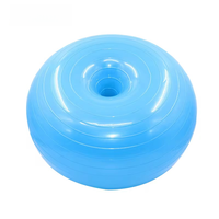 Ballon de yoga Donut gonflable en PVC anti-explosion avec pompe à air pour le Pilates et l'entraînement de stabilité à domicile et en salle de sport