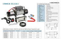 Câble électrique, mini-treuil avec fil robuste de haute qualité pour camion, 12/24v, 30 000lbs, 12000lbs, 17 000lbs, 20 000lbs, pour bateau, SUV