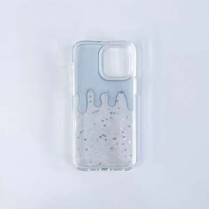 Sang trọng từ PU thời trang long lanh ánh sáng da kem lỏng thiết kế mới rõ ràng chủ đề Băng nọc độc Gradient TPU điện thoại di động trường hợp - Product Image 3