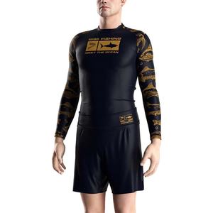 T-shirt de protection solaire UPF 50 à manches longues pour la pêche et l'alpinisme, personnalisable avec logo, style surf et pêche - Product Image 5