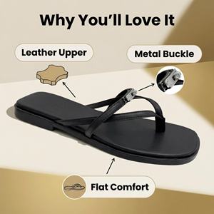 Zapatos de Mujer Yearning, de Cuero Genuino, Suaves, Antideslizantes, Estilo Urbano, para Exteriores, con Parte Superior de Piel de Vaca (1.5cm), de Goma, para Primavera y Otoño - Product Image 5