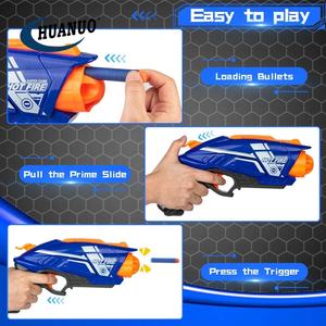 어린이용 소형 블래스터 에어소프트 권총, 20개 소프트 폼 다트 포함 EVA 장난감 총 소프트 불릿 건 - Product Image 2