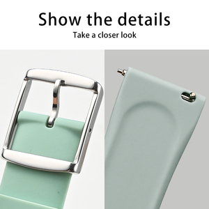 <span class=keywords><strong>Correa</strong></span> de Reloj de Caucho de Lujo para Seiko, Correas de Repuesto de Liberación Rápida y Alta Resistencia - Product Image 5