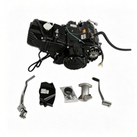 Moteur Zongshen ZS190 W190 190cc horizontal à 2 soupapes, refroidi par huile, 4 temps, ZS1P62YML-2, démarrage électrique et au kick, pour moto tout-terrain.
