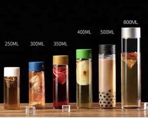 واضحة فارغة زجاجات مياه من الزجاج زجاجات الشرب الرياضة فوس نمط الزجاج زجاجات - Product Image 6