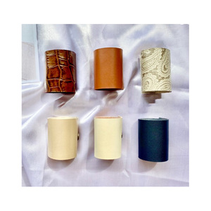 Élastiques à cheveux en cuir de style japonais et coréen, chic et délicat à la française, minimaliste et discret. - Product Image 5
