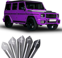 Stiker Vinyl PET Suntek Pengubah Warna, Penyembuh Diri, Anti Panas, Anti UV, Tahan Gores, Roll Pelindung Kaca Depan Mobil