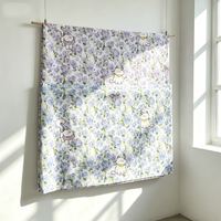 Tissu en coton à imprimé floral de style original professionnel pour la confection artisanale DIY, la décoration textile et la décoration intérieure personnalisée
