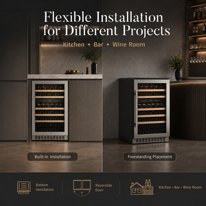 Cantinetta <span class=keywords><strong>Frigo</strong></span> Incassata per Vini, Mobile Cantina Personalizzato per Bar di Lusso - Product Image 6
