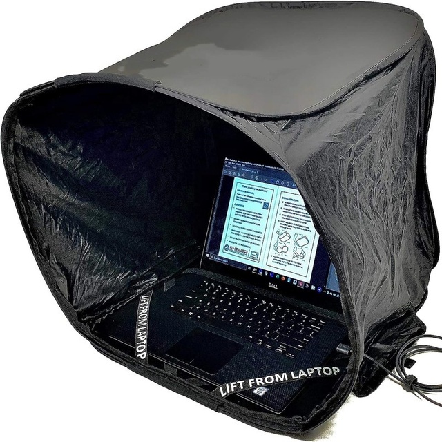 17" Laptop Sun Shade for Working Outside